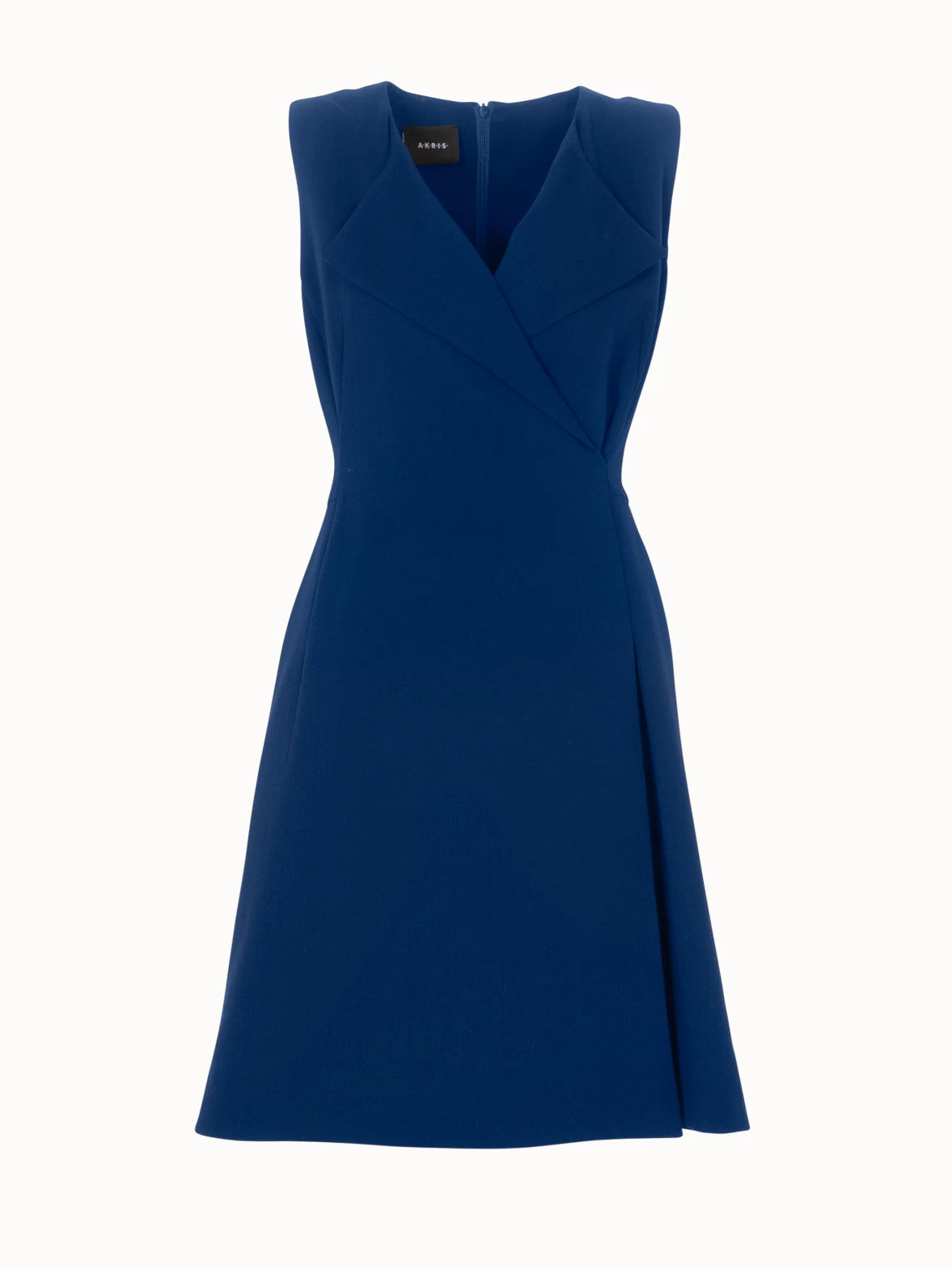 AKRIS Dress In Wool Double Face Wrap Style - Image 4