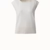 Cap Sleeve Cashmere Wool Top