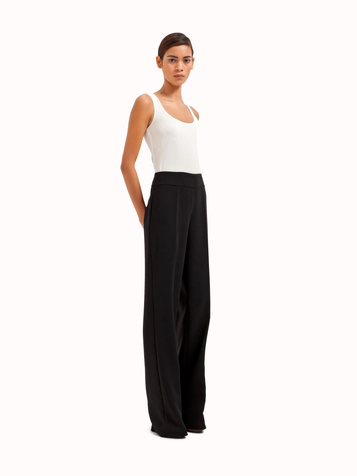 AKRIS Wide Straight Leg Pant