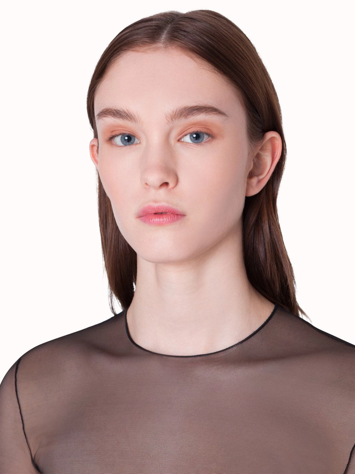 AKRIS Long Sleeve Sheer Mesh Layering Top - Image 7