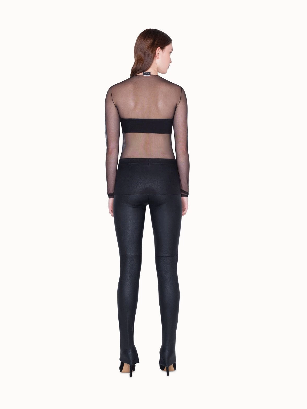 AKRIS Long Sleeve Sheer Mesh Layering Top - Image 5