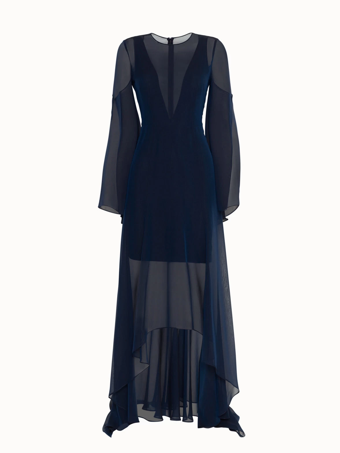AKRIS Long Evening Dress In Silk - Image 9