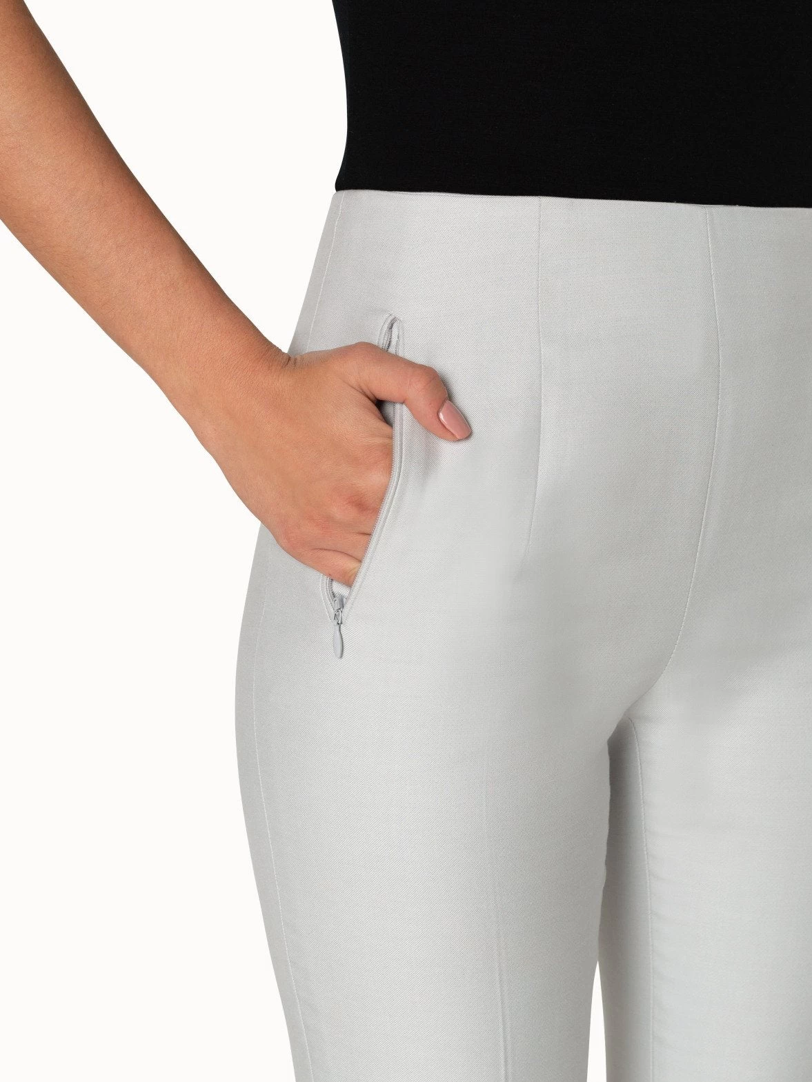 AKRIS Ankle Length Pants In Cotton Silk - Image 5