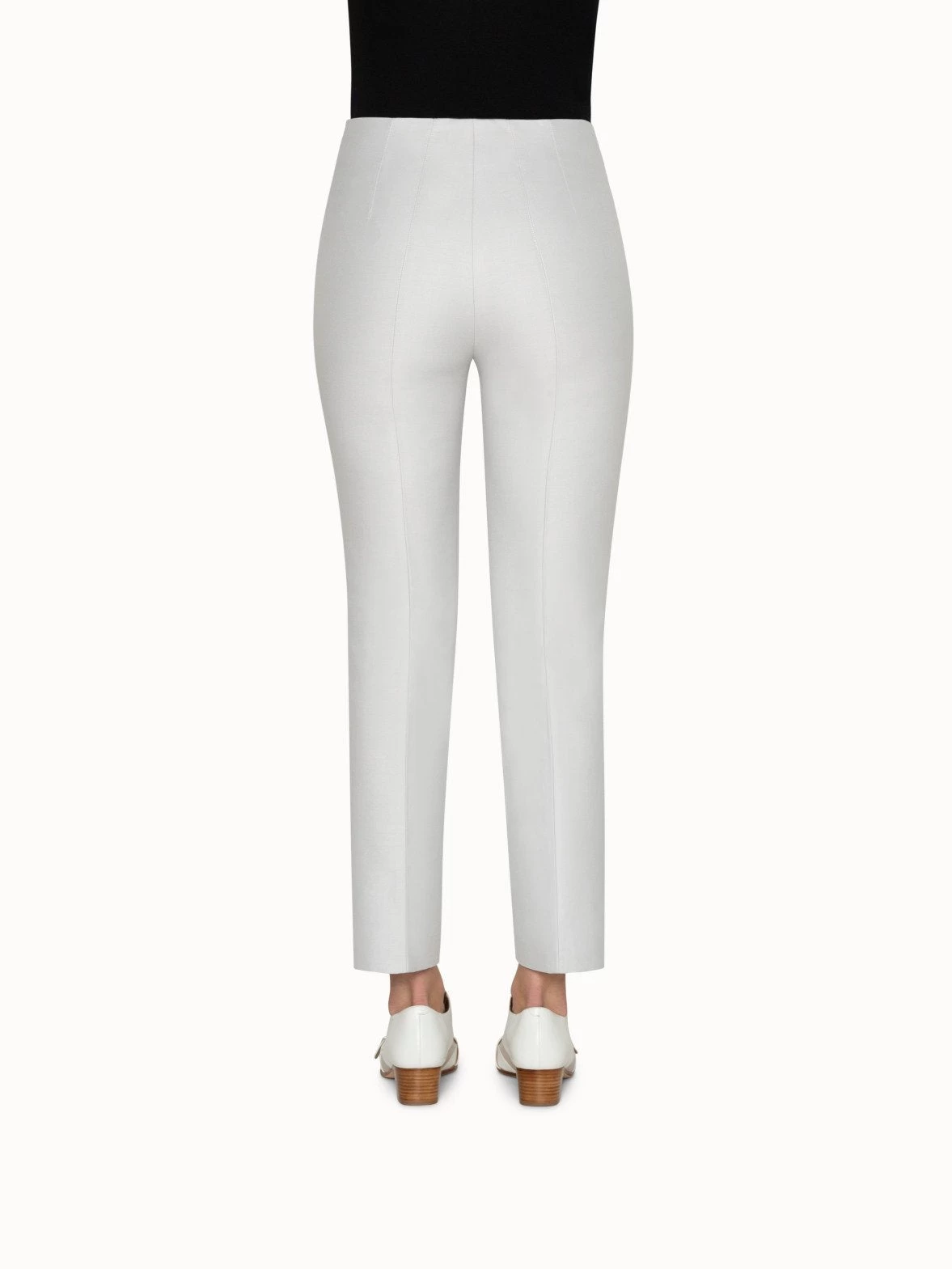 AKRIS Ankle Length Pants In Cotton Silk - Image 3