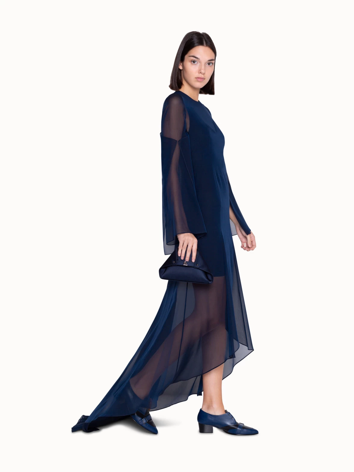 AKRIS Long Evening Dress In Silk - Image 7