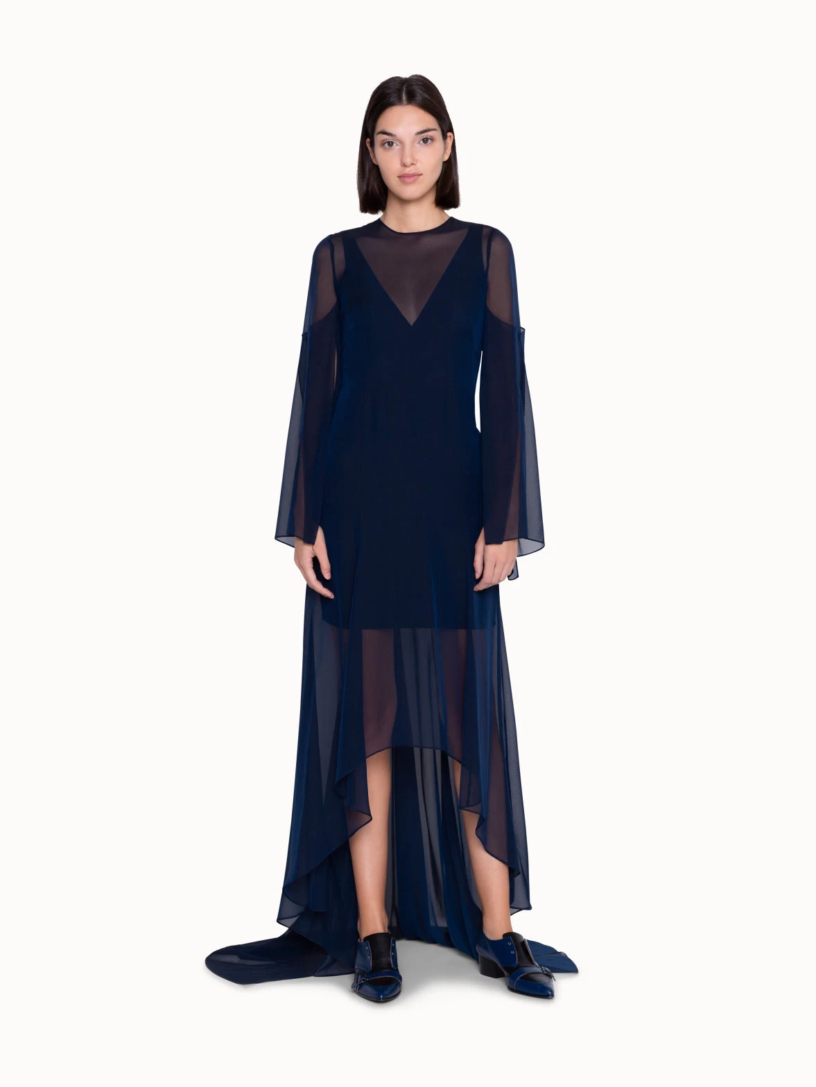 AKRIS Long Evening Dress In Silk - Image 6