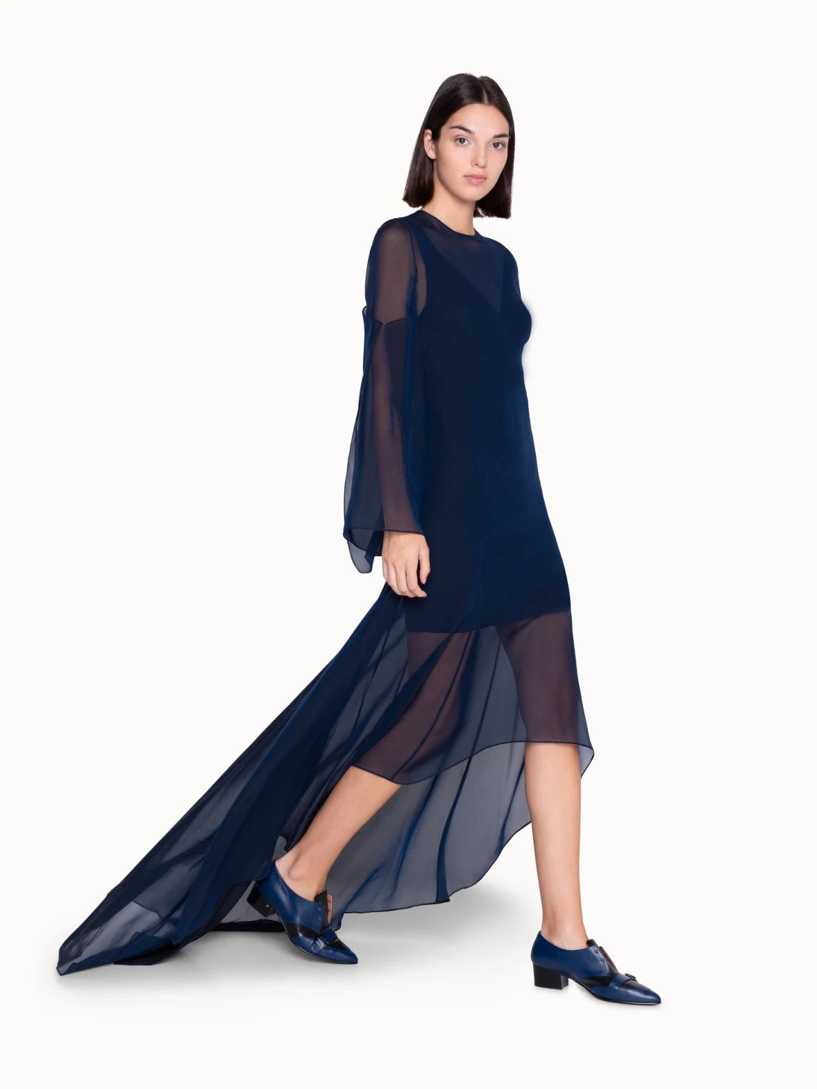 AKRIS Long Evening Dress In Silk - Image 2