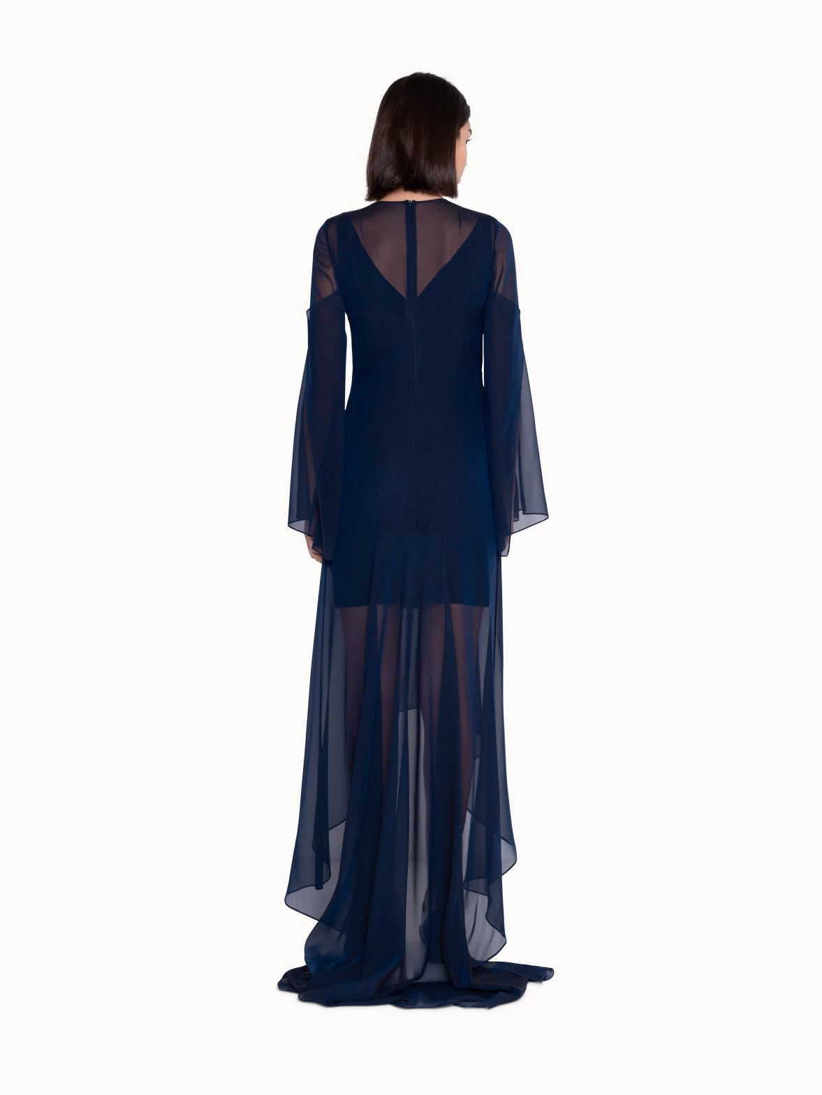 AKRIS Long Evening Dress In Silk - Image 4