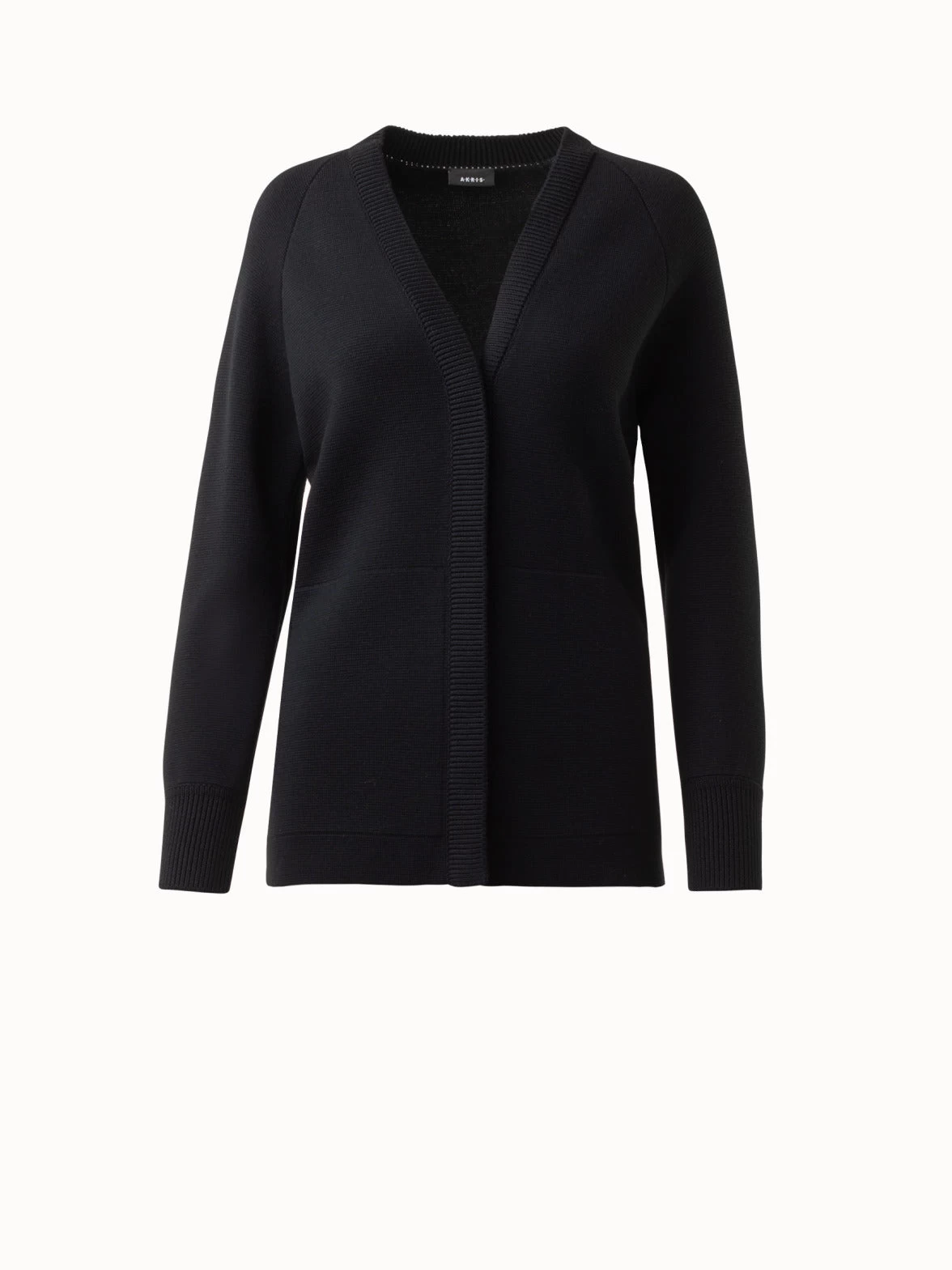 AKRIS Knit Milano Wool Silk Blend Cardigan