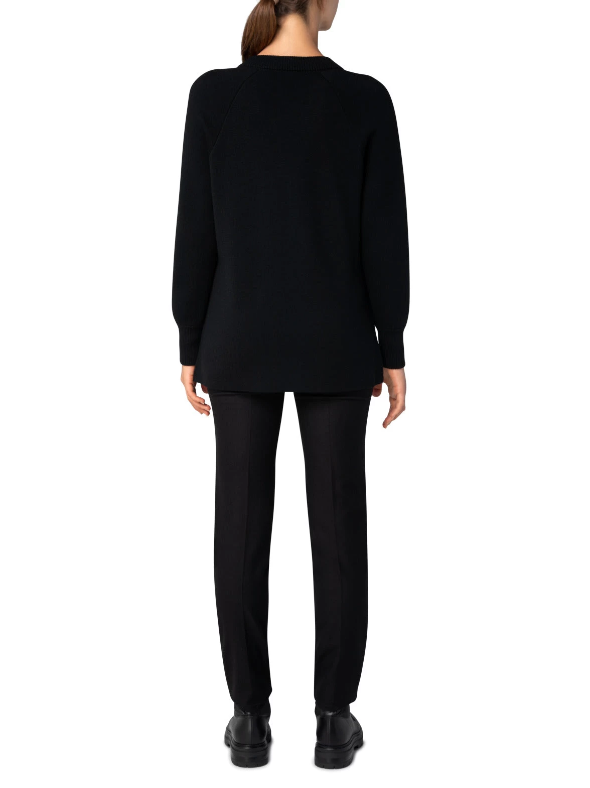 AKRIS Knit Milano Wool Silk Blend Cardigan - Image 4