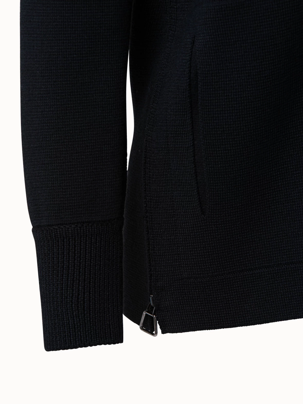 AKRIS Knit Milano Wool Silk Blend Cardigan - Image 7