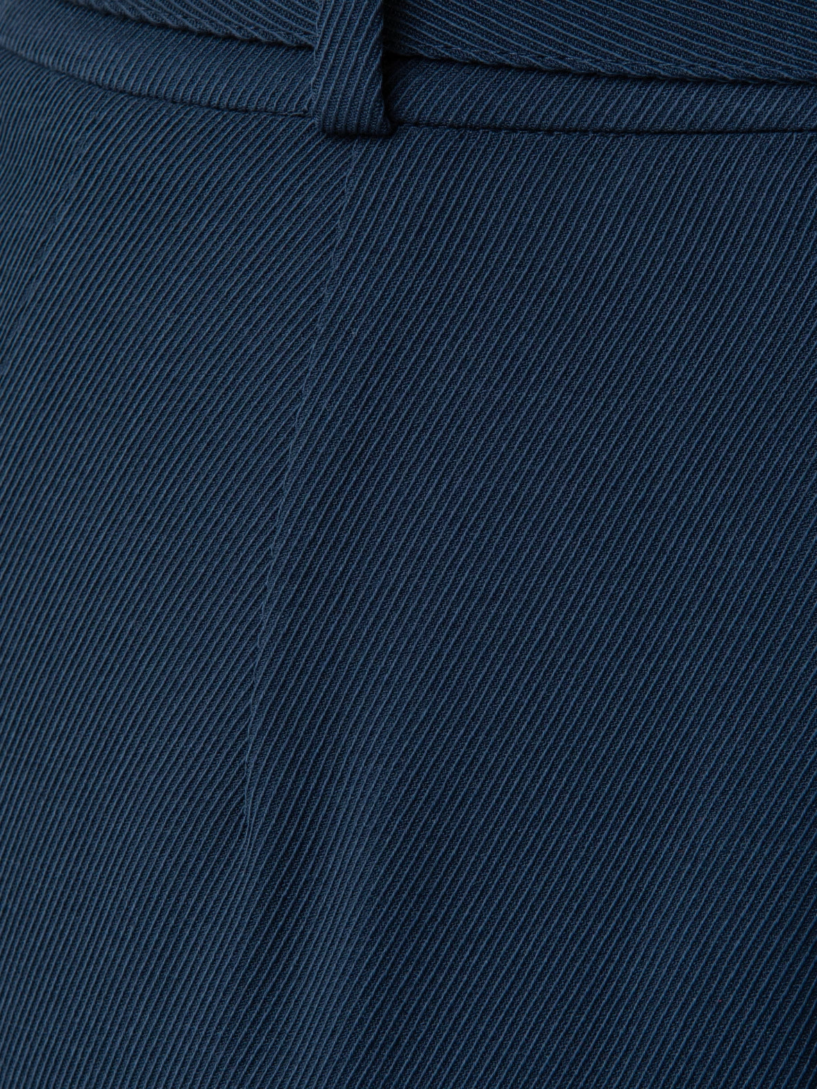 Wide Leg Belted Crêpe Sablê Pants - Image 6