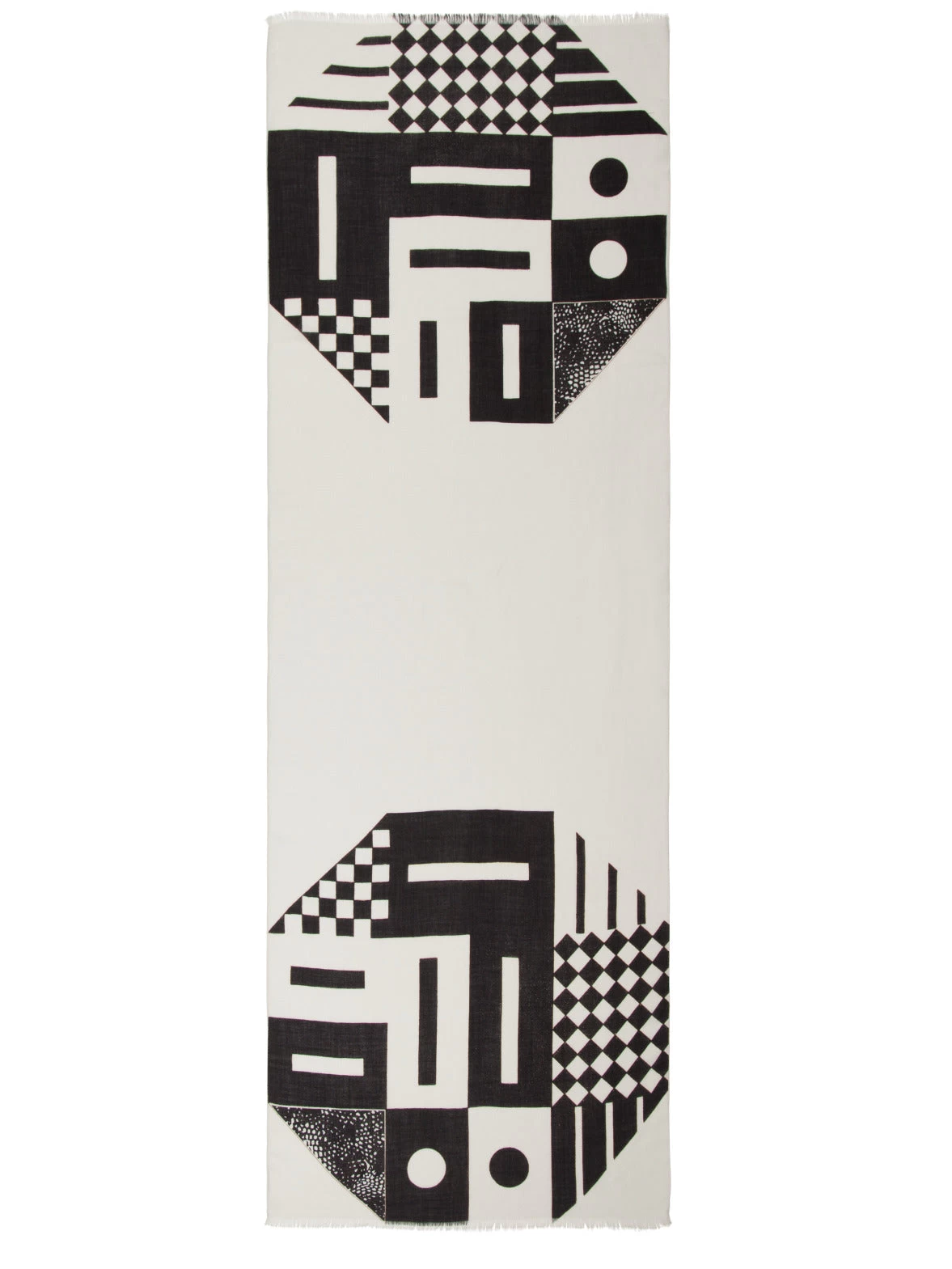 AKRIS Cashmere Silk Scarf With Kaleidoscope Print - Image 5