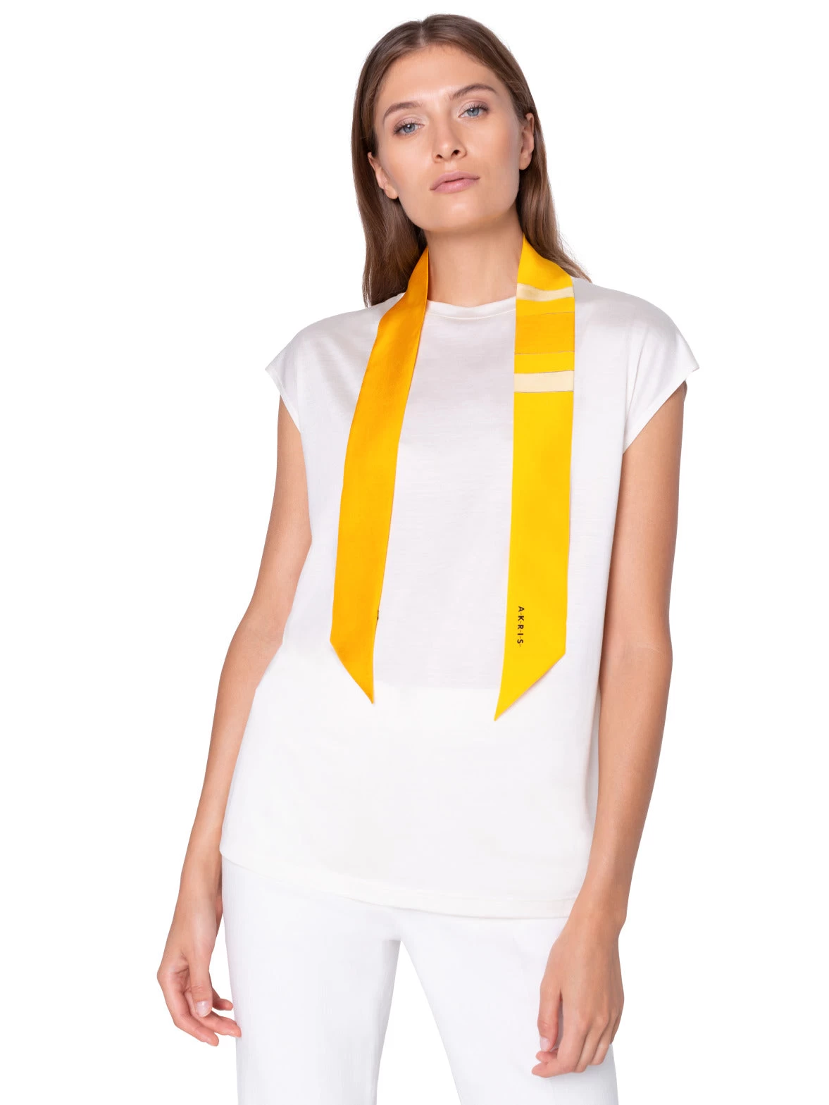 AKRIS Twilly In Silk With Orizzonte Print - Image 6