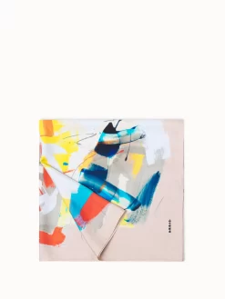 AKRIS Brush Stroke Silk Scarf