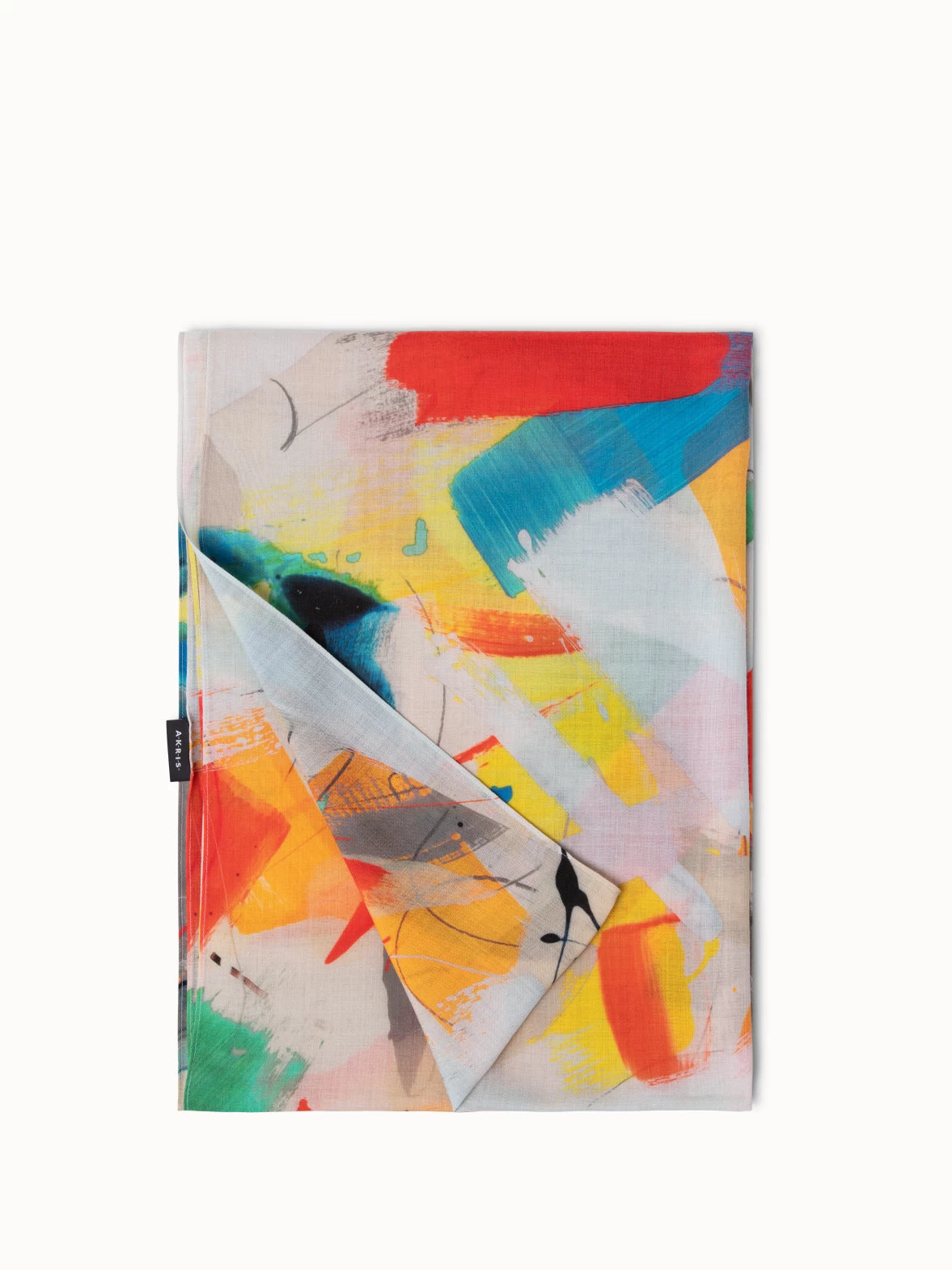 AKRIS Brush Stroke Silk Scarf - Image 3