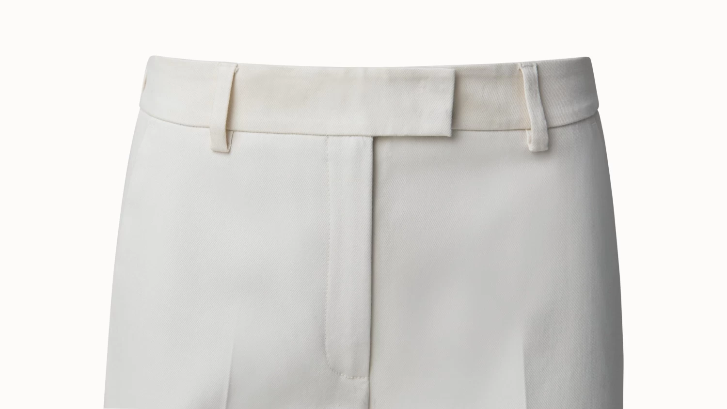 AKRIS Cropped Cotton Silk Double Face Wide Leg Pants - Image 3