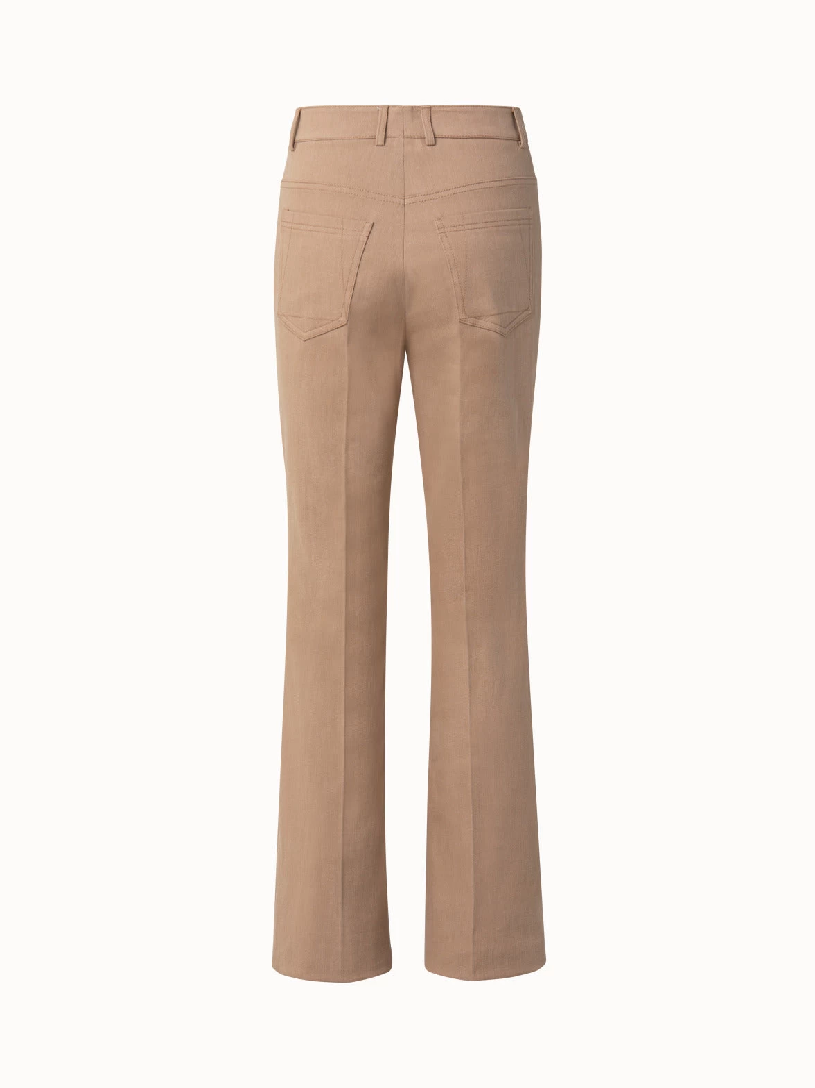 AKRIS Cotton Stretch Denim Bootcut Pants - Image 3
