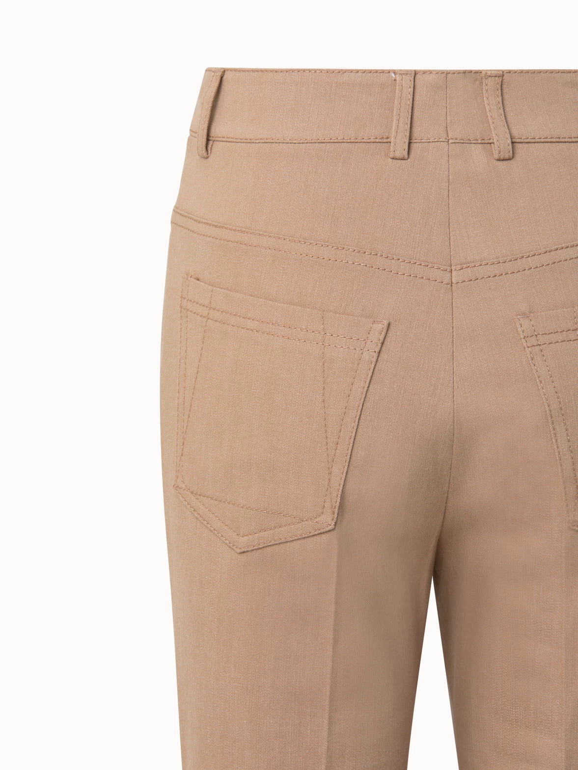 AKRIS Cotton Stretch Denim Bootcut Pants - Image 6