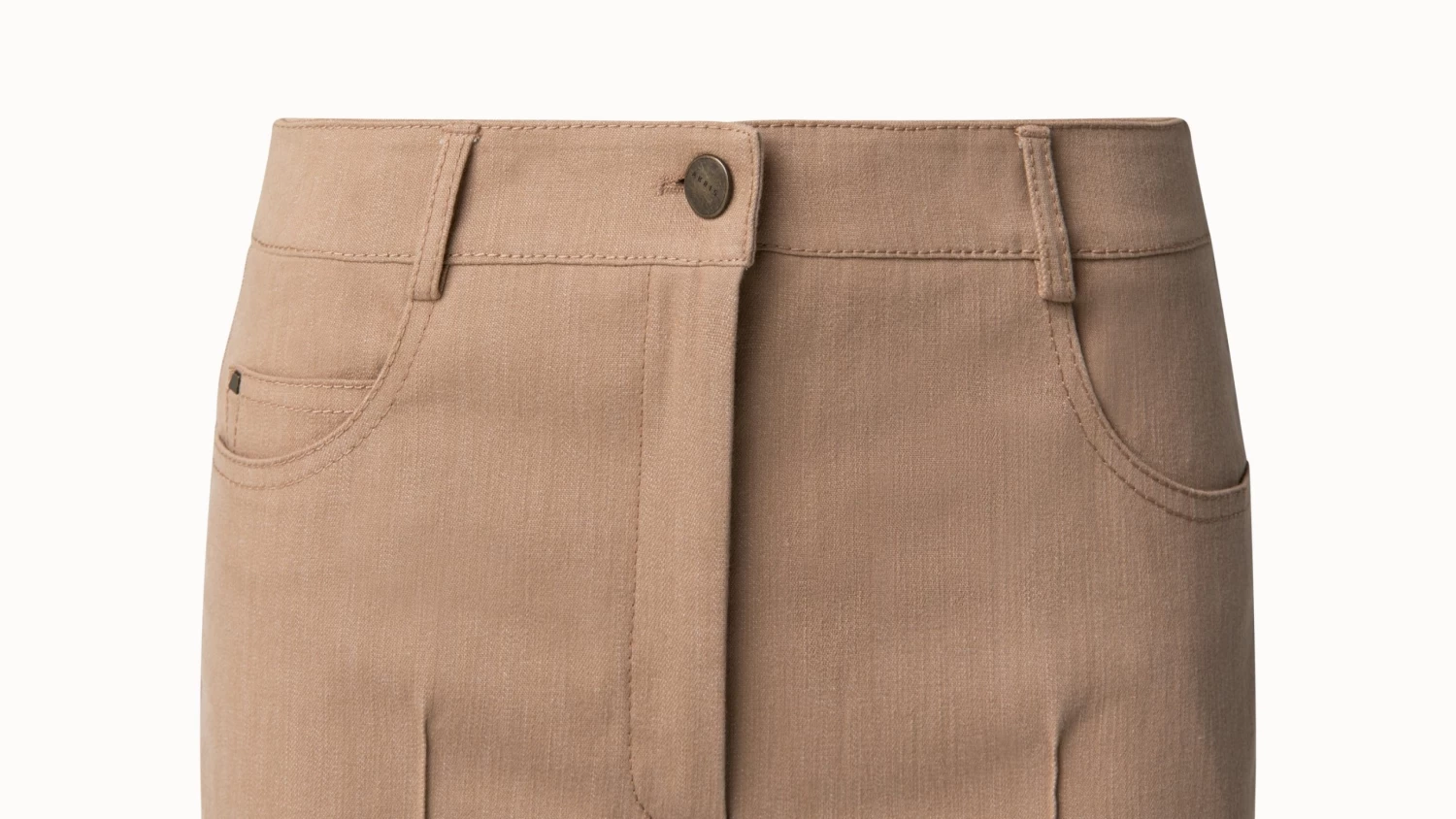 AKRIS Cotton Stretch Denim Bootcut Pants - Image 4