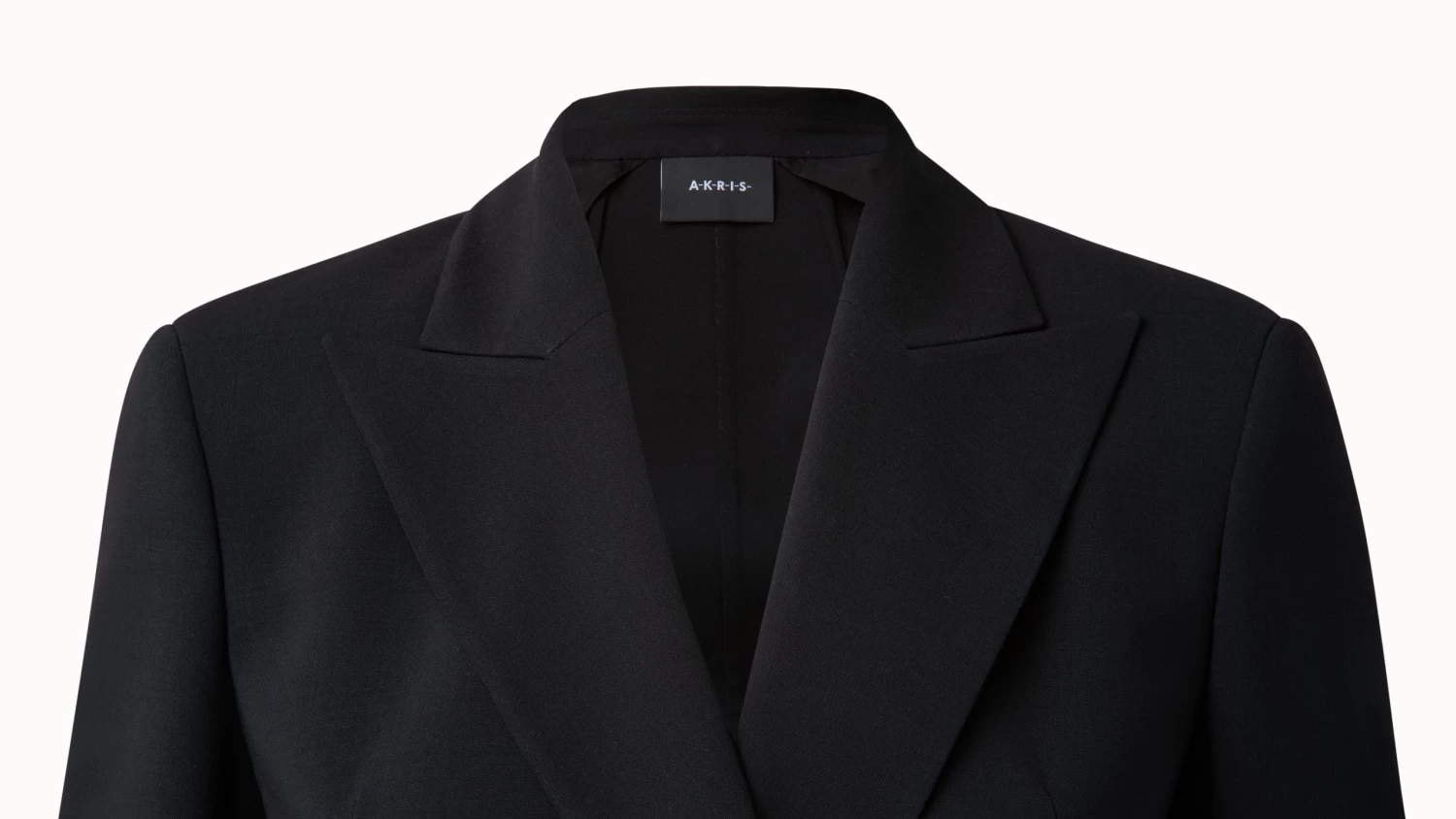 AKRIS Double Face Wool Double Breasted Blazer - Image 3