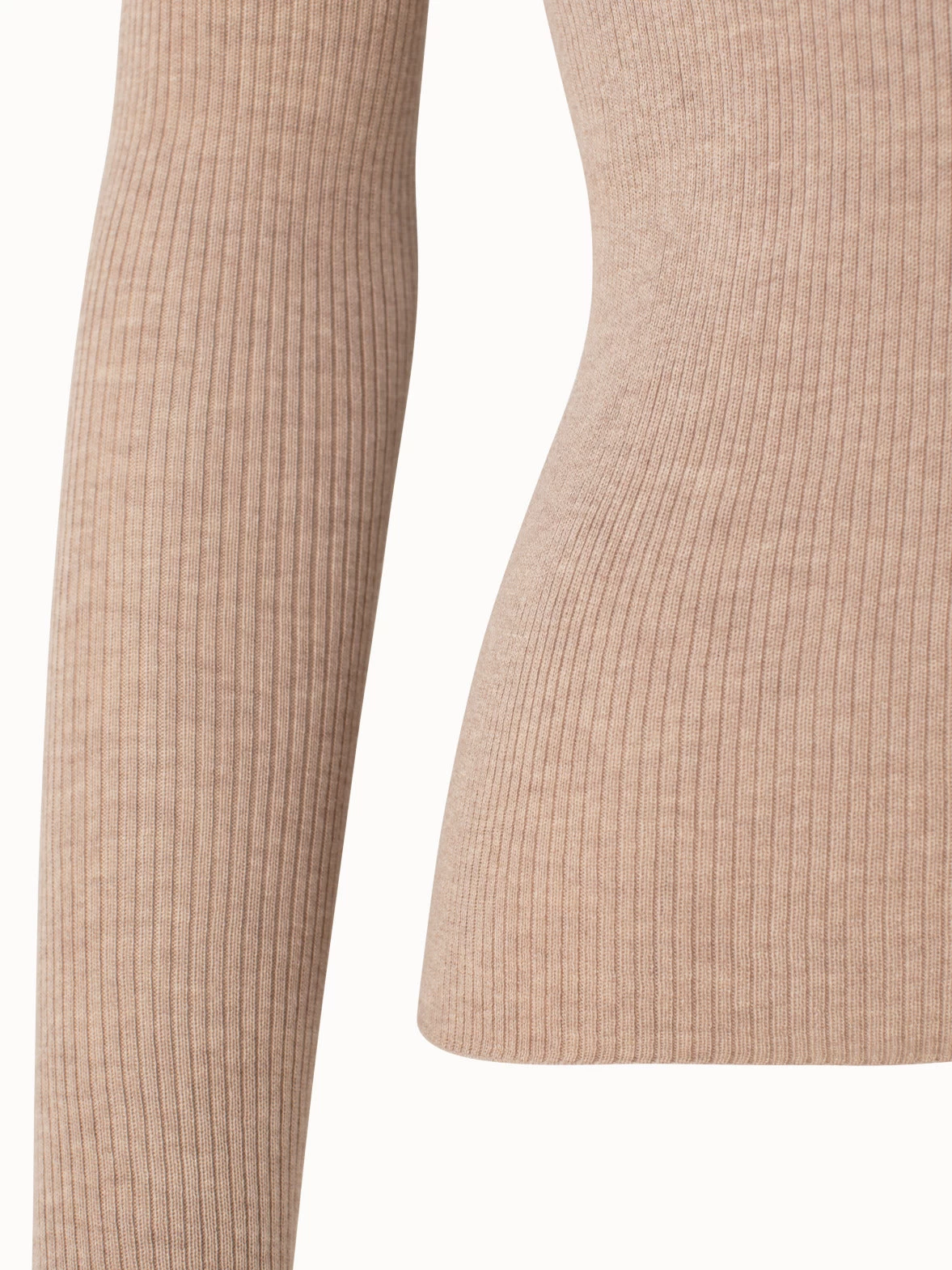 AKRIS Ribbed V-Neck Cotton Silk Sweater - Image 7
