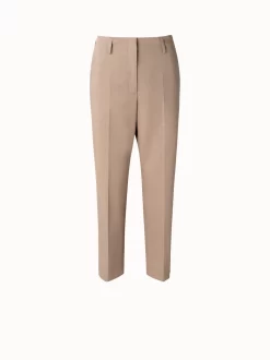 AKRIS Cropped Cotton Stretch Pants