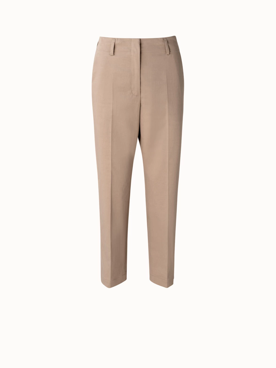 AKRIS Cropped Cotton Stretch Pants
