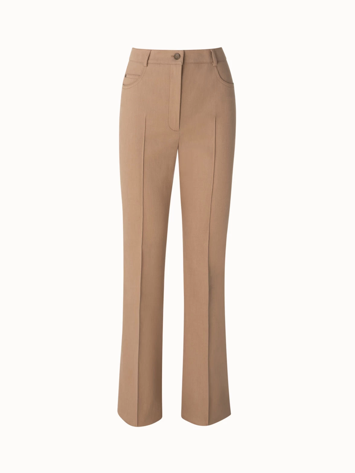 AKRIS Cotton Stretch Denim Bootcut Pants