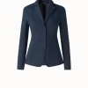 AKRIS Denim Blazer In Cotton