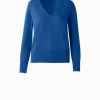 AKRIS Cashmere V-Neck Knit Sweater