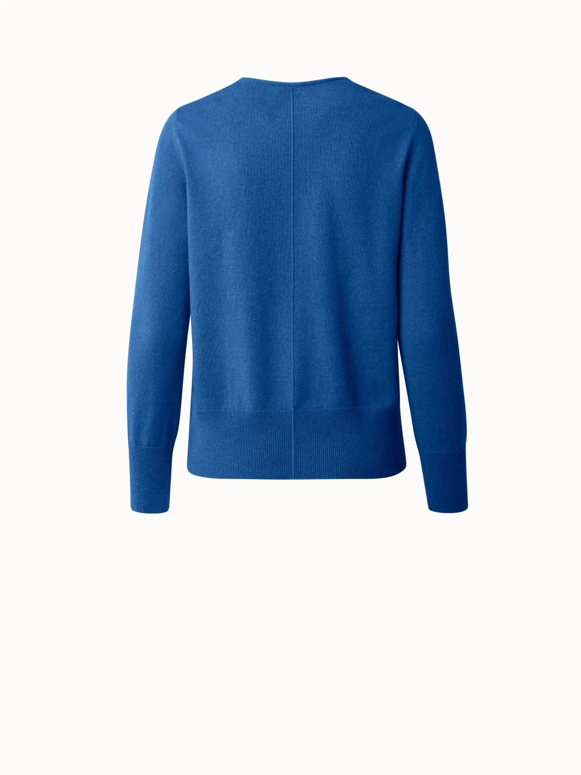 AKRIS Cashmere V-Neck Knit Sweater - Image 2