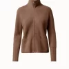 AKRIS Cashmere Zip Knit Cardigan