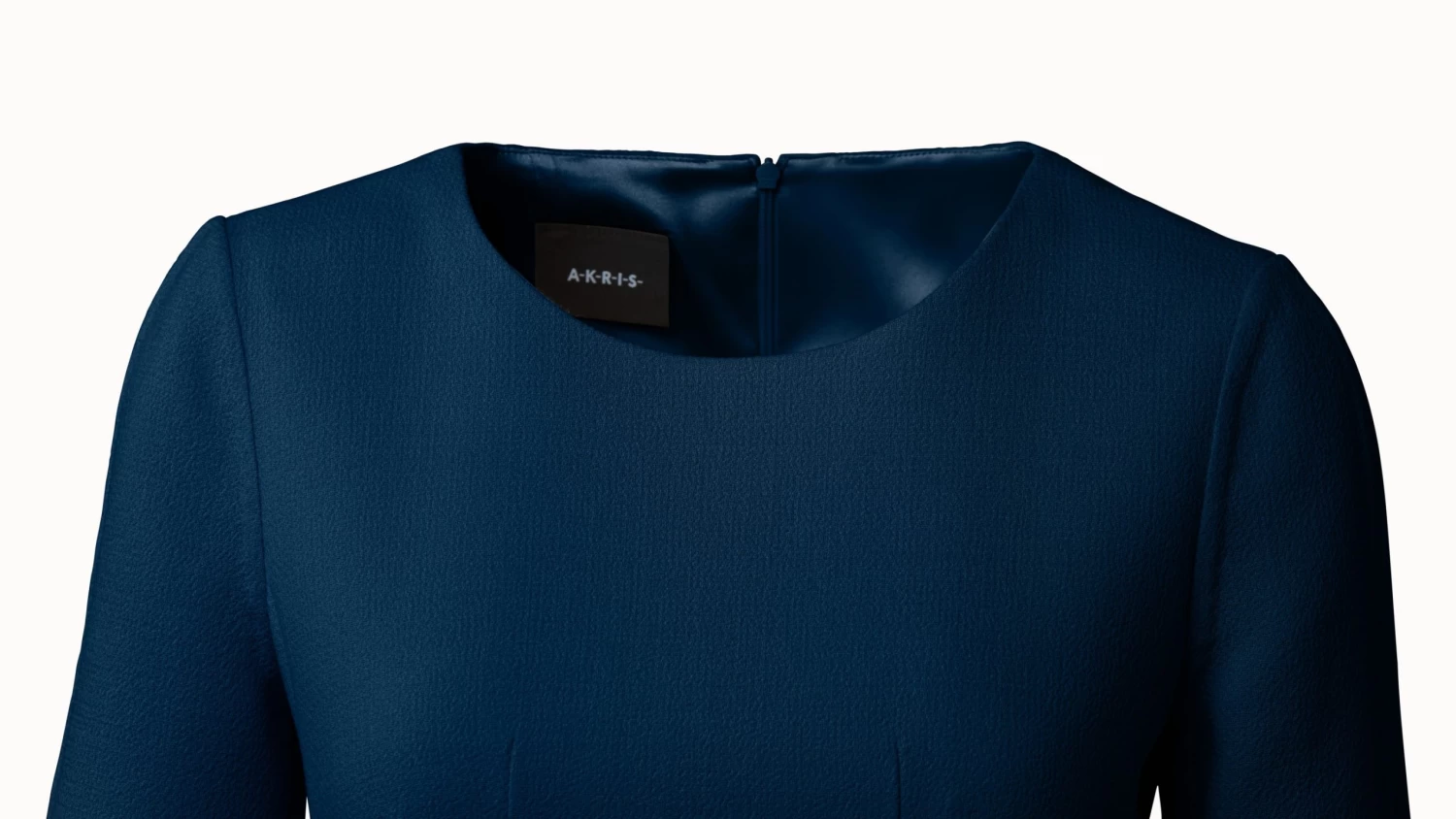 AKRIS Double Face Wool Crêpe Sheath Dress - Image 3