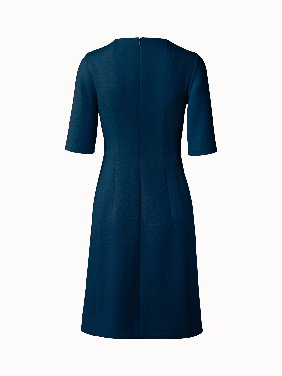 AKRIS Double Face Wool Crêpe Sheath Dress - Image 2