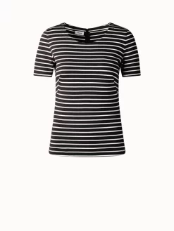 Striped Jersey Short Sleeve Tee