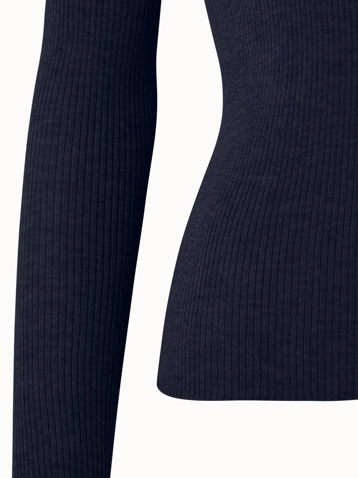 AKRIS Ribbed V-Neck Cotton Silk Sweater - Image 5