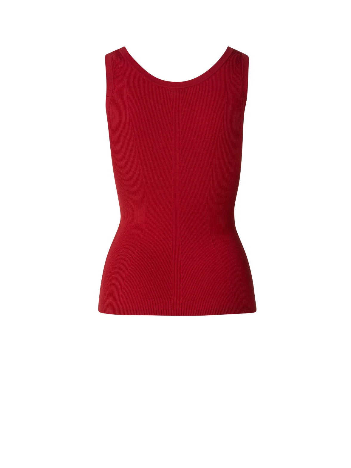 AKRIS Sea Island Cotton Rib Knit Tank - Image 2