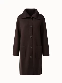 AKRIS Cashmere Piqué Knit Coat