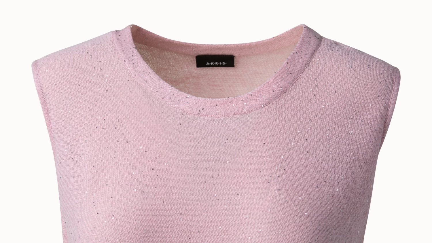 AKRIS Linen Sequins Knit Tank - Image 3