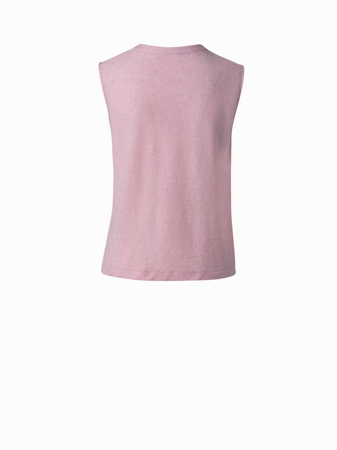 AKRIS Linen Sequins Knit Tank - Image 2