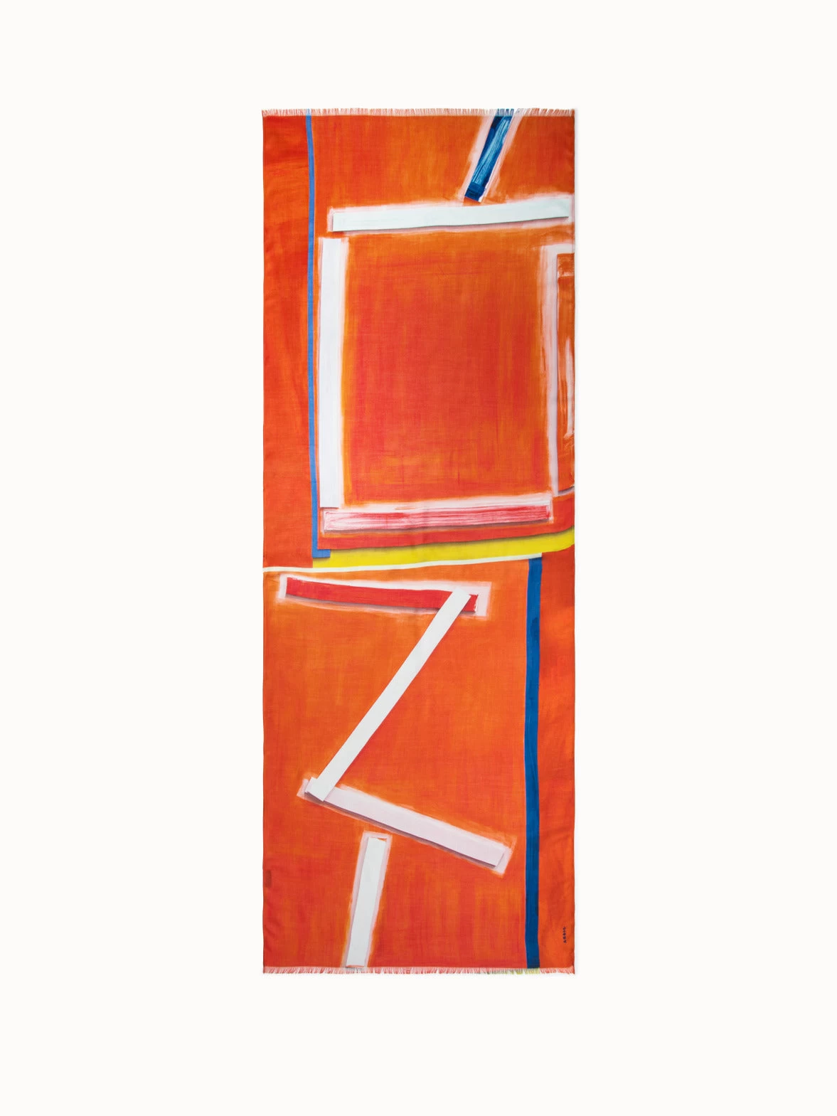 AKRIS Cashmere Silk Zion Print Scarf - Image 3