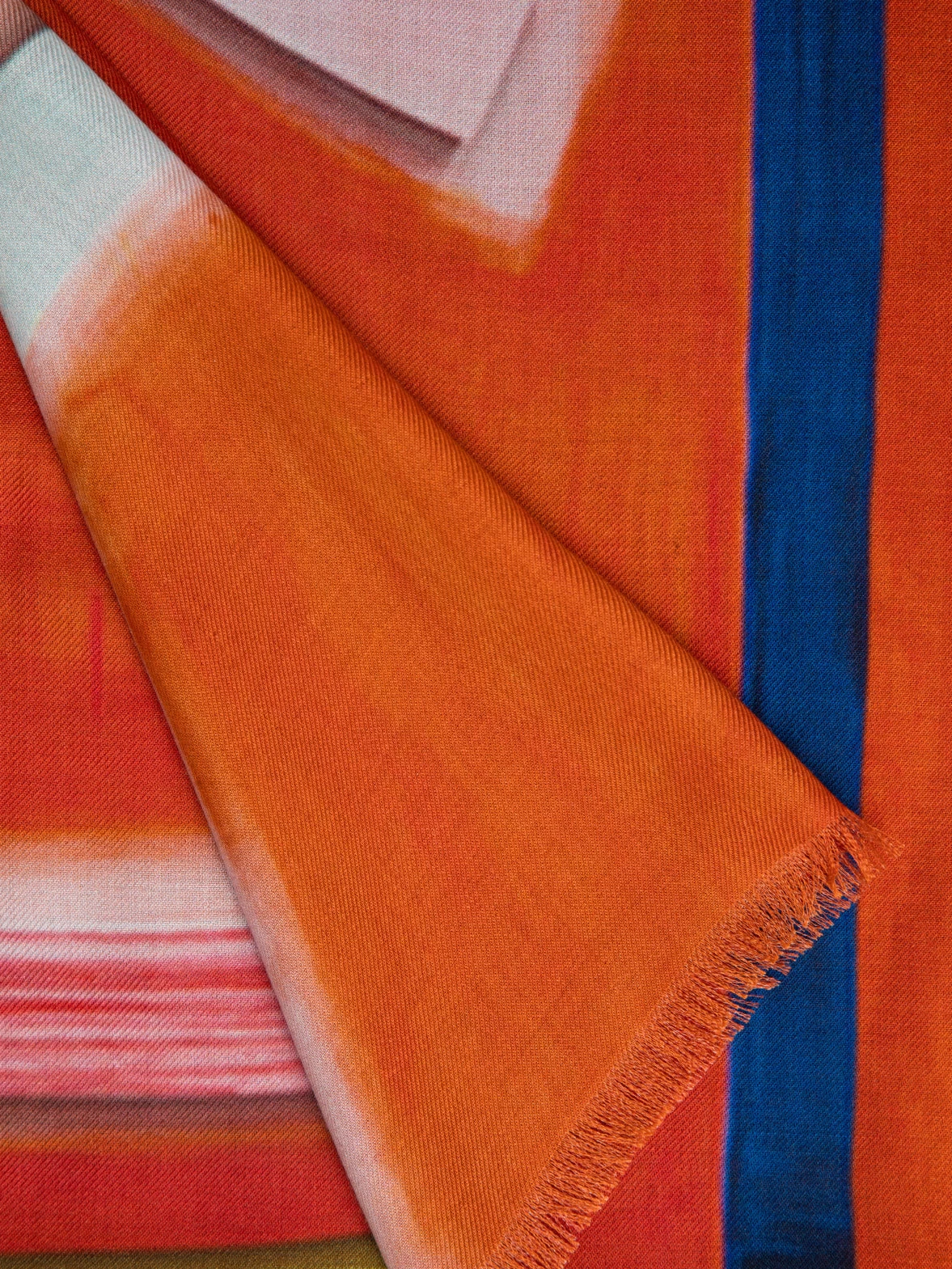 AKRIS Cashmere Silk Zion Print Scarf - Image 4