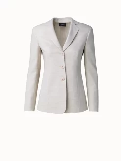 AKRIS Wool Cotton Piqué Jacket
