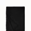 AKRIS Cashmere Silk Scarf With Fringe