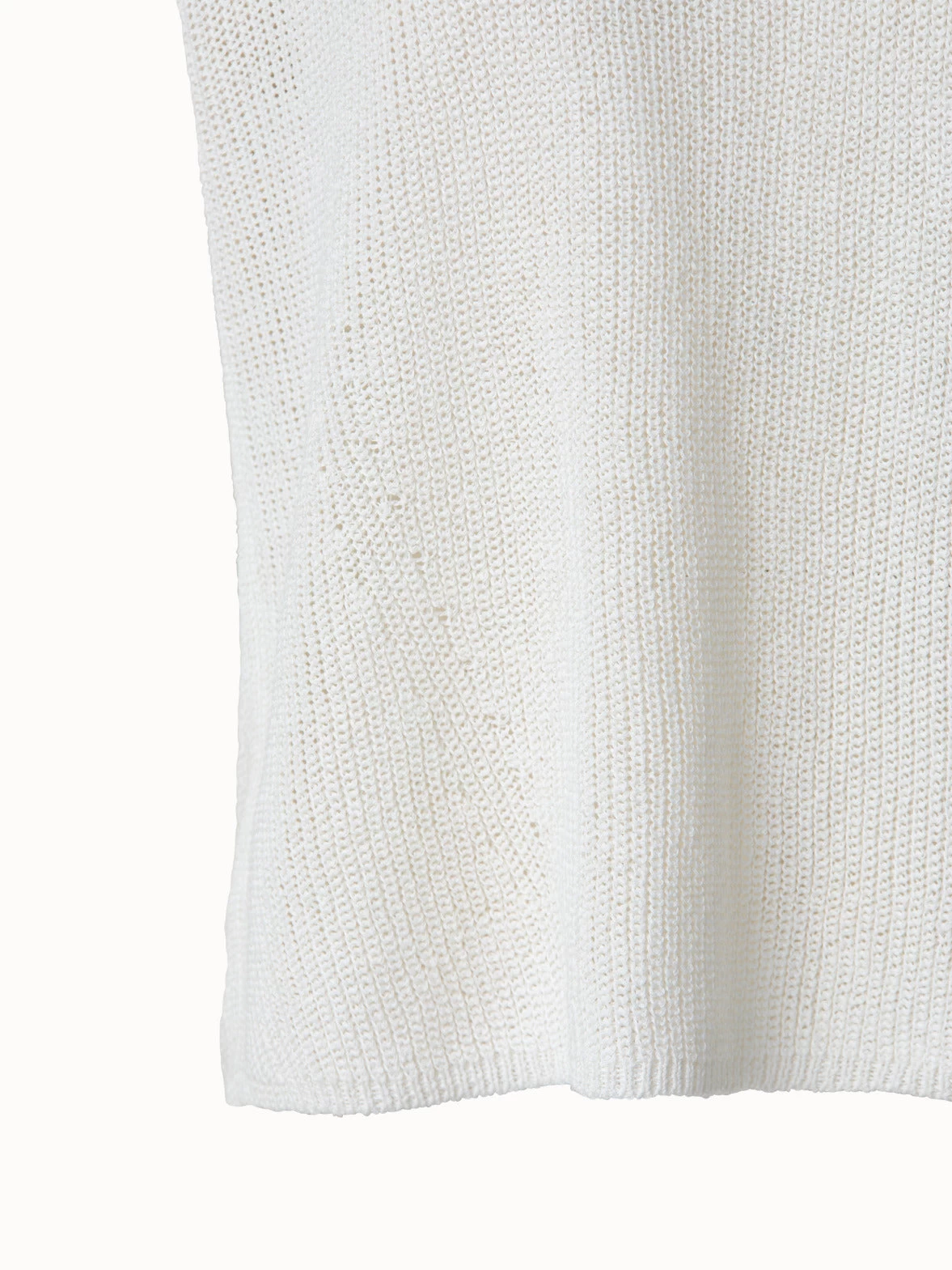 AKRIS Linen Polyamide Rib Cap Sleeve Knit - Image 6