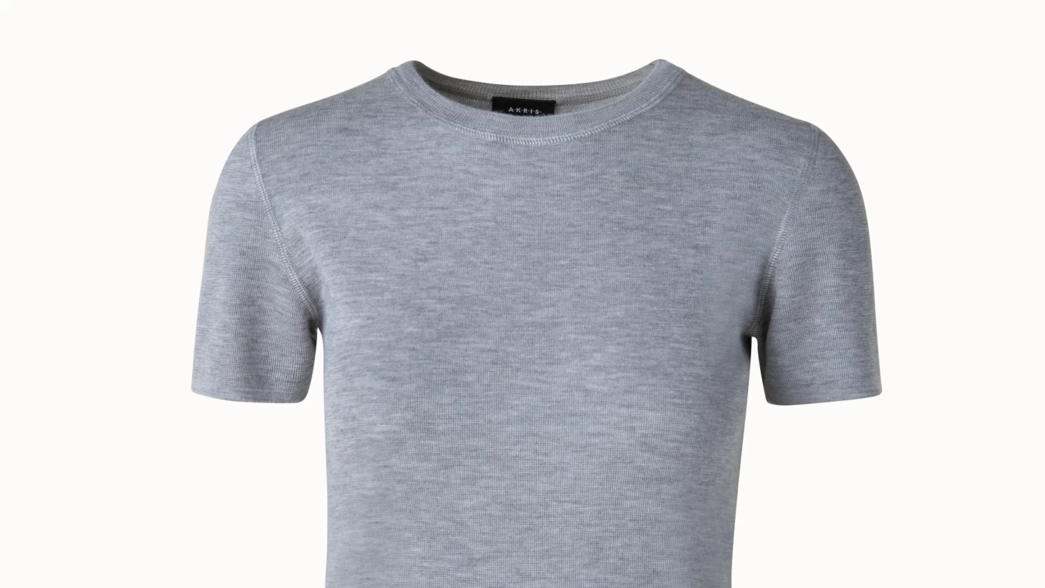 AKRIS Cashmere Silk Short Sleeve Pullover - Image 3