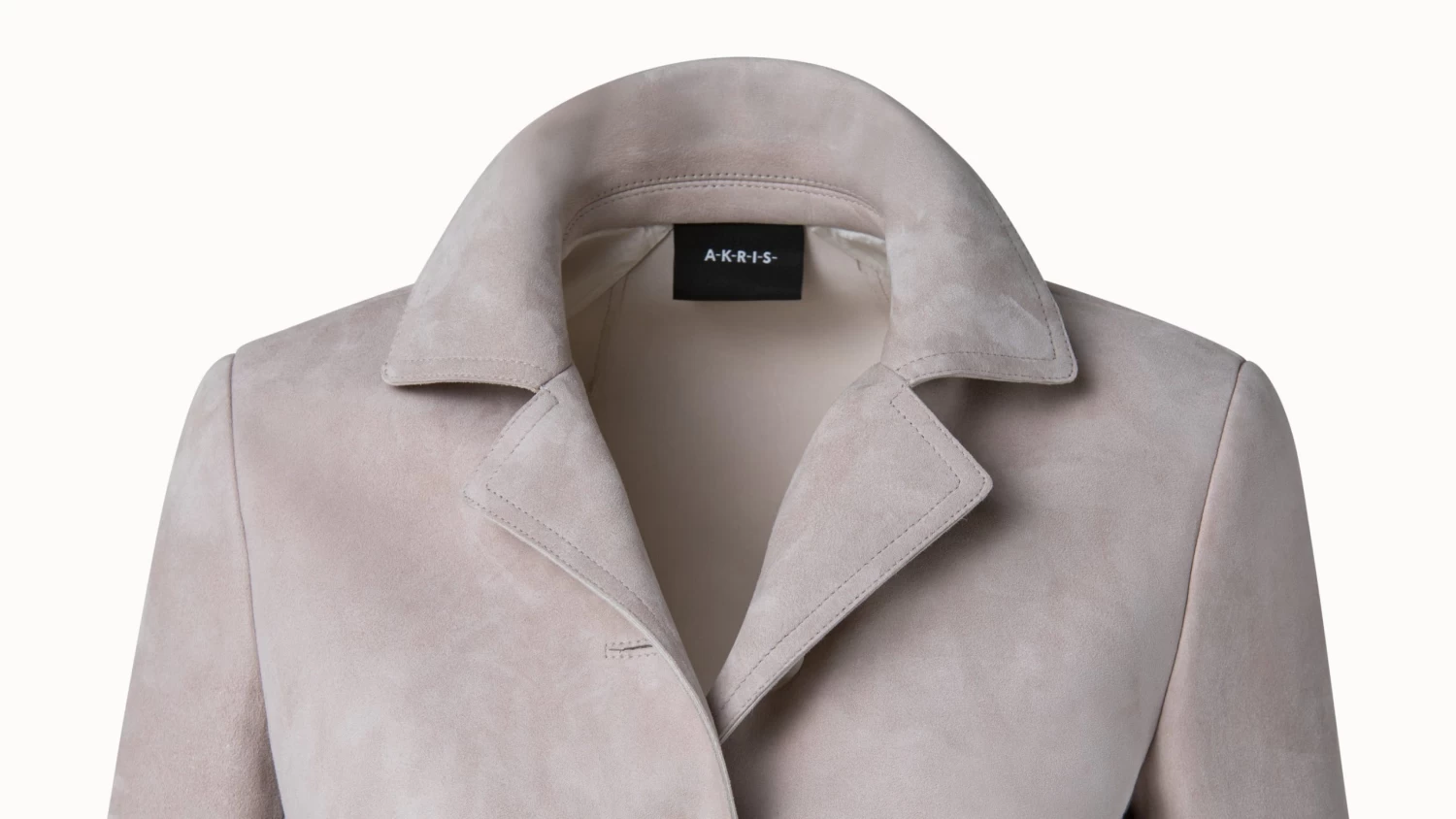 AKRIS Lamb Suede Leather Jacket - Image 4