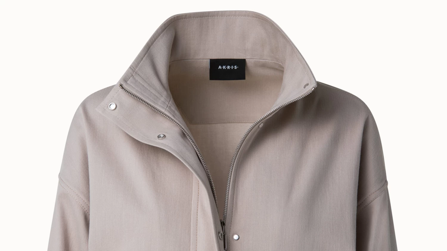 AKRIS Oversized Cotton Denim Jacket - Image 6