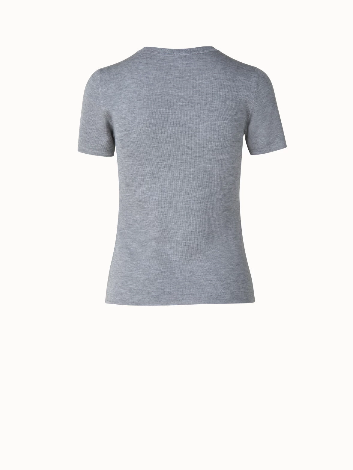 AKRIS Cashmere Silk Short Sleeve Pullover - Image 2